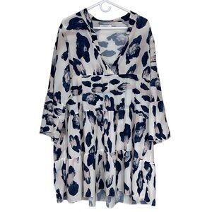 Belinda Leopard Print Tiered Tunic Dress